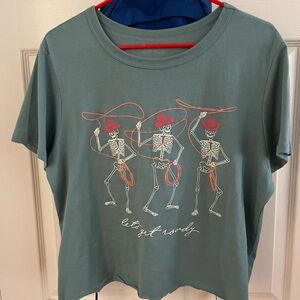 Cowboy skeletons tshirt - target